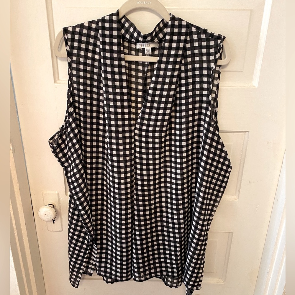Professional Buffalo Check Plaid Tank Top/Shell